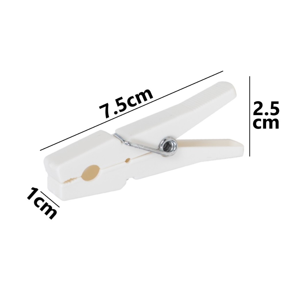 Túi 20 Kẹp quần áo sọc NHẬT nhựa VIỆT NHẬT - Phơi đồ bé, tất vớ, khăn - 2841 AMIZIN