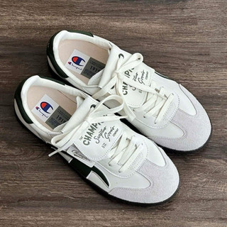 Giày thể thao bigsize nam nữ cổ thấp mùa hè Champion màu xanh lá êm nhẹ đế cao su , sneaker thời trang nam nữ cao cấp