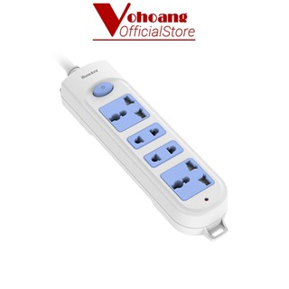 Ổ Cắm Điện Đa Năng Huntkey HK-A42 Chống Cháy 4 Lỗ Dây Dài 3M