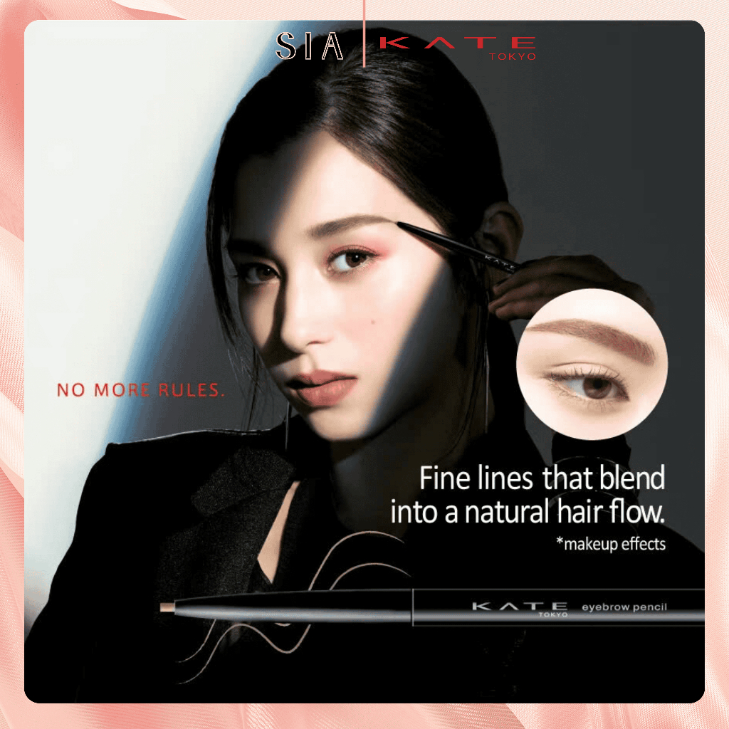 Chì kẻ lông mày Kate Eyebrow Pencil Z kết cấu mềm mịn dễ tán đều giúp mày đẹp tự nhiên - TiemDepSia