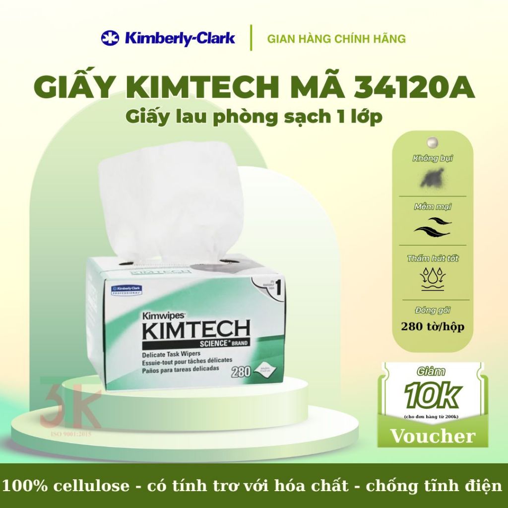 Giấy Lau Kính Kimtech - Hình ảnh thực tế
