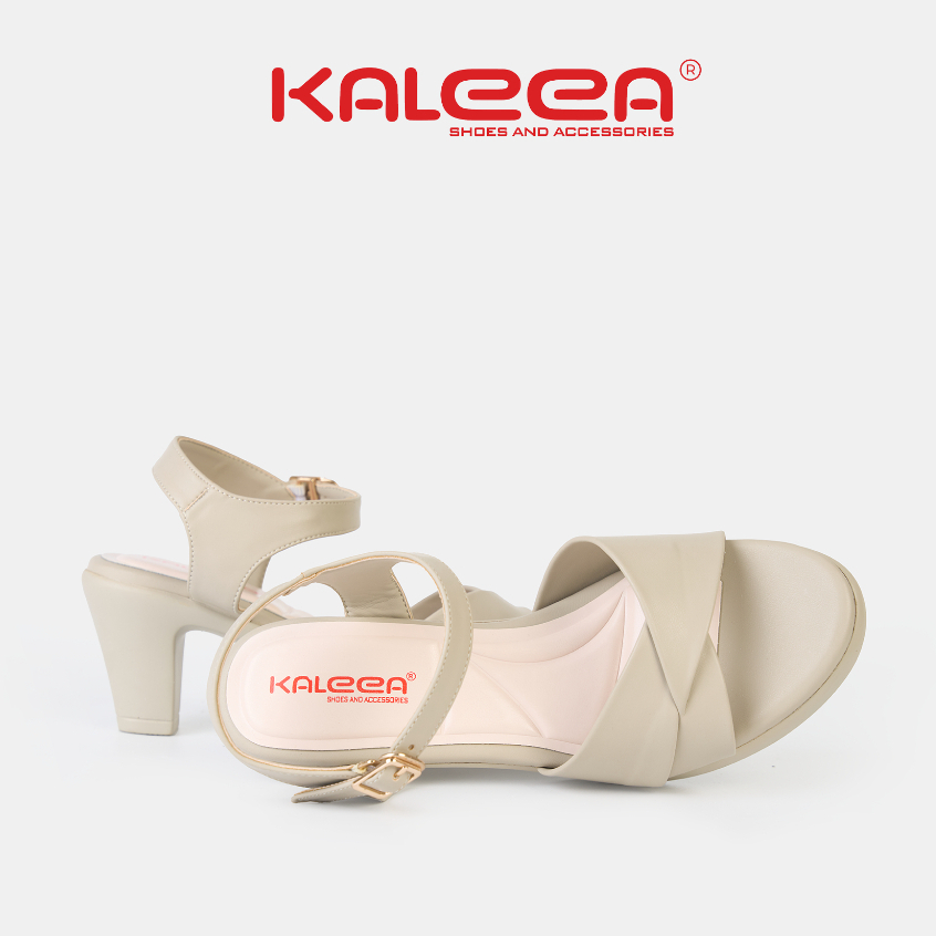 Ảnh Kaleea - Giày Sandal Nữ Đế Trụ Cao 6p Cao Gót Đi Nhẹ Êm Chân - G15 3