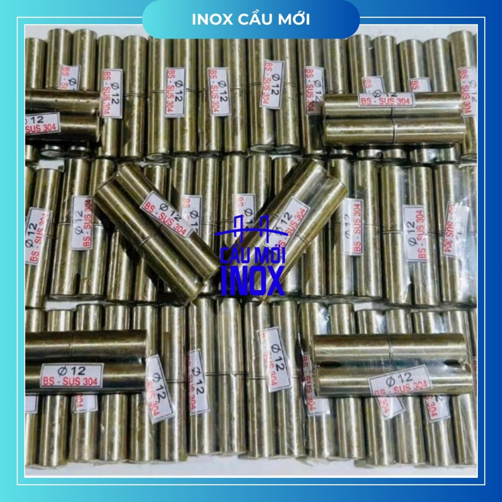 Bản lề cối tiện inox 304, kích thước D8-D10-D16-D19-D21-D24 Trung Quốc, D12-D16-D22-D24 Việt Nam