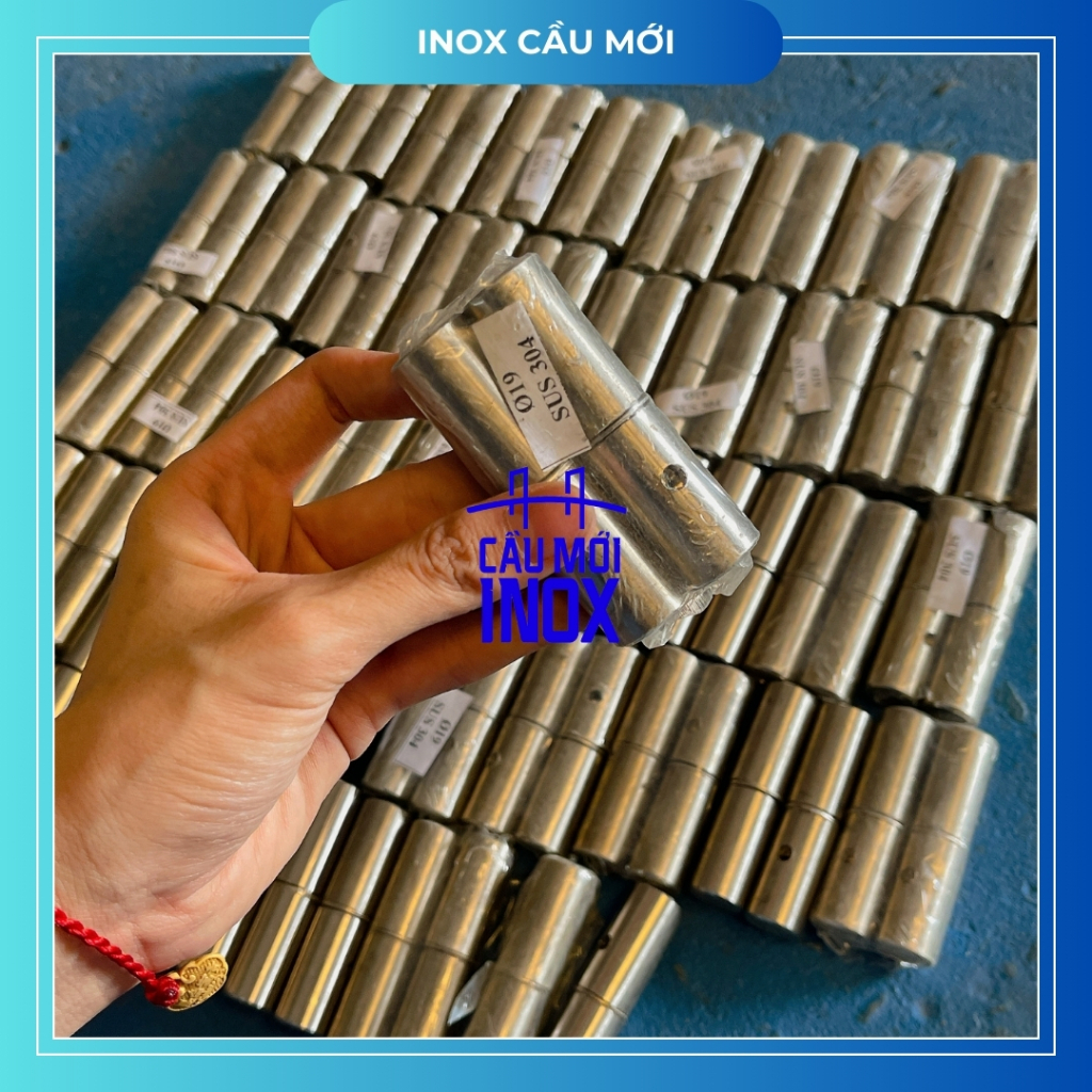 Bản lề cối tiện inox 304, kích thước D8-D10-D16-D19-D21-D24 Trung Quốc, D12-D16-D22-D24 Việt Nam