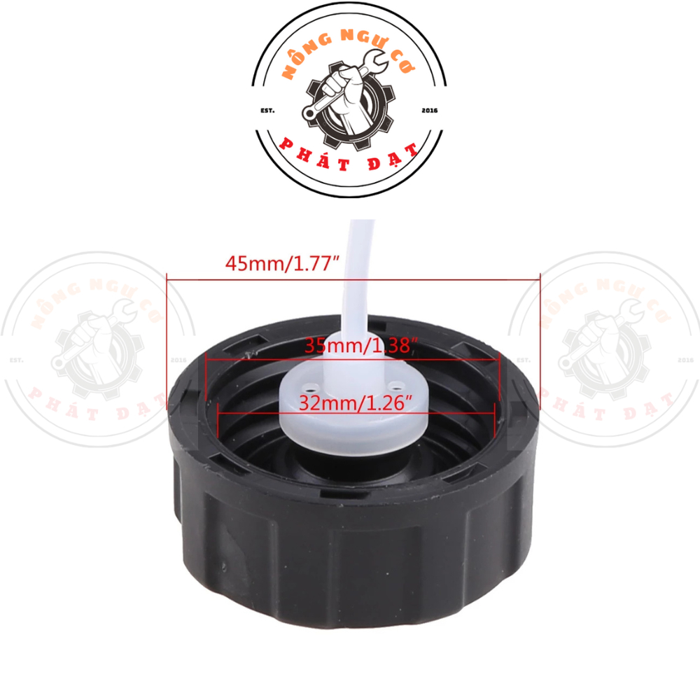 Nắp bình xăng máy cắt cỏ 260, chống nứt vỡ, chịu nhiệt tốt