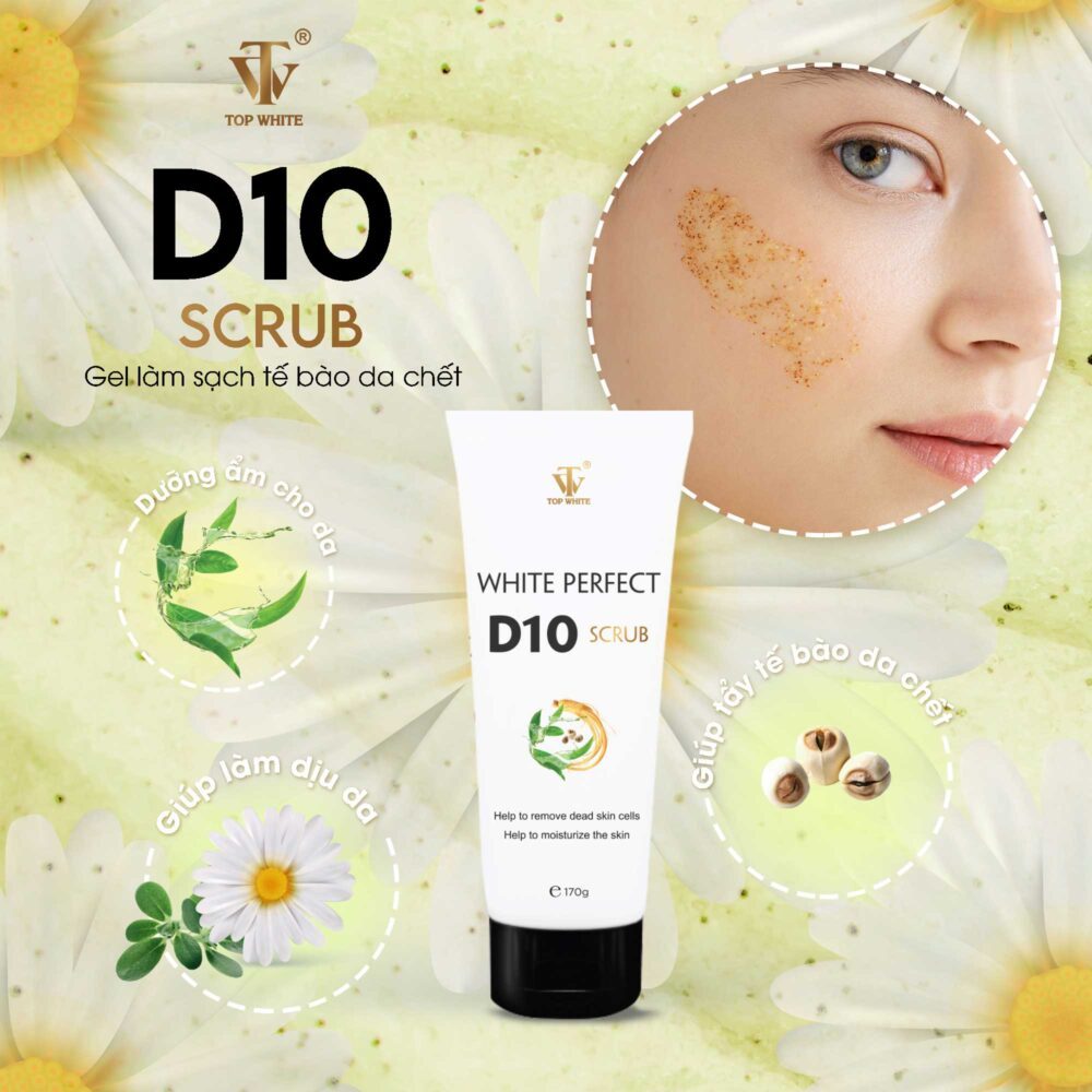 Gel làm sạch tế bào da chết White Perfect Scrub D10 - Top White