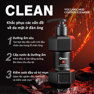 Sữa Rửa Mặt Nam Da Dầu Hỗ Trợ Ngừa Mụn - Trắng Da Sạch Mụn Kiểm Soát Dầu Làm Sạch Sâu Và Dưỡng Ẩm 150ml