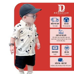 Đồ Bộ Bé Trai Mùa Hè 𝗗𝗟 𝗙𝗮𝘀𝗵𝗶𝗼𝗻 Mã MK