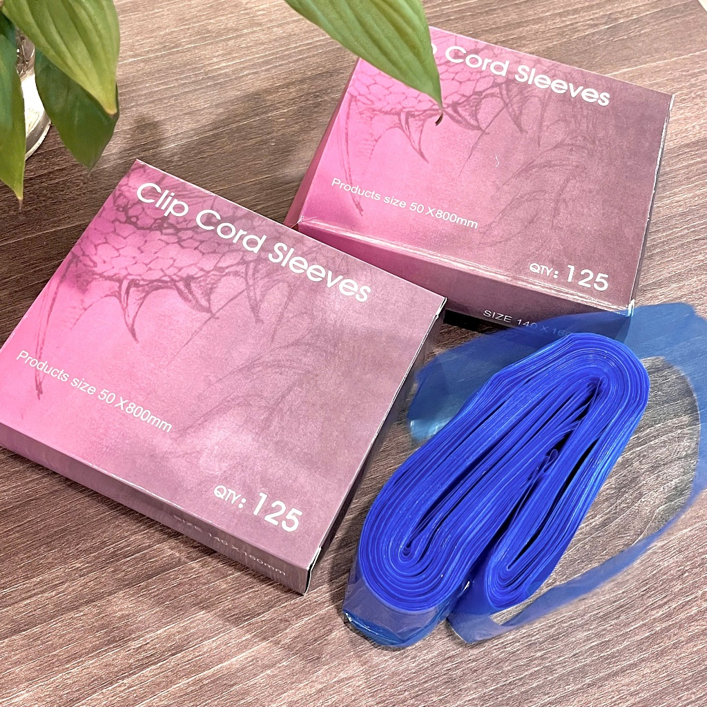 Dây Nilon Xanh Bọc Máy Phun Xăm 100/ hộp