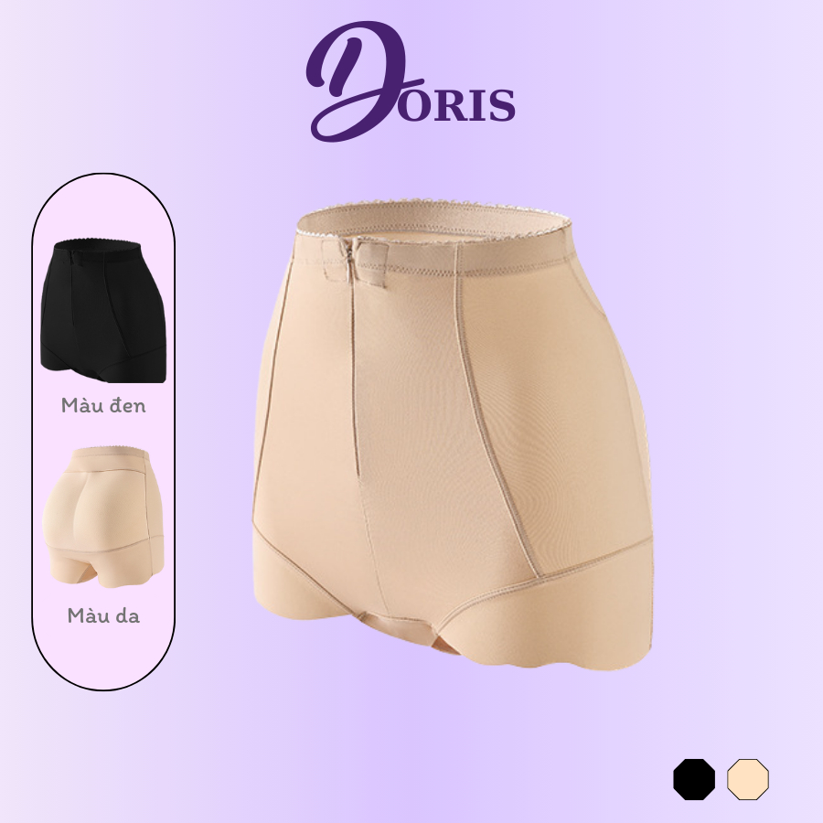 Quần Độn Mông Siết Eo Thon Gọn Chất Su Thoáng Mát Không Lộ Viền DORIS 2833