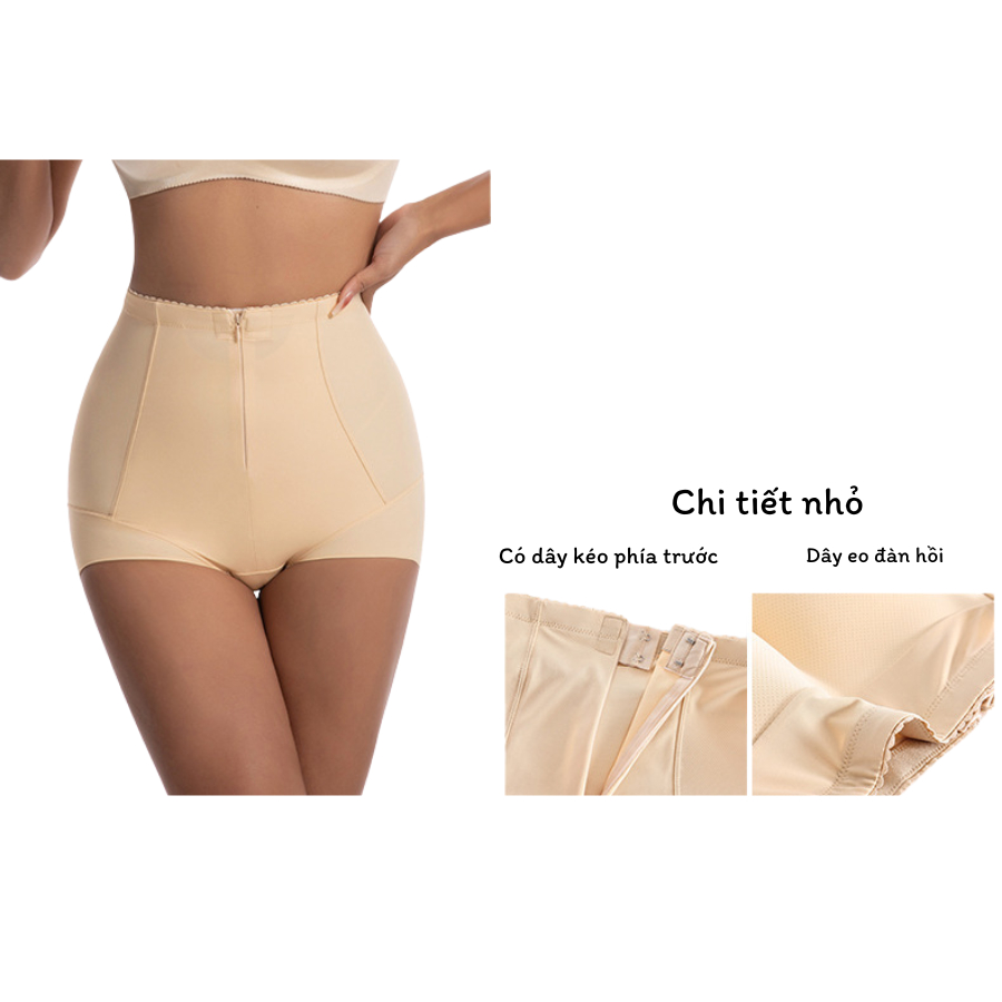 Quần Độn Mông Siết Eo Thon Gọn Chất Su Thoáng Mát Không Lộ Viền DORIS 2833