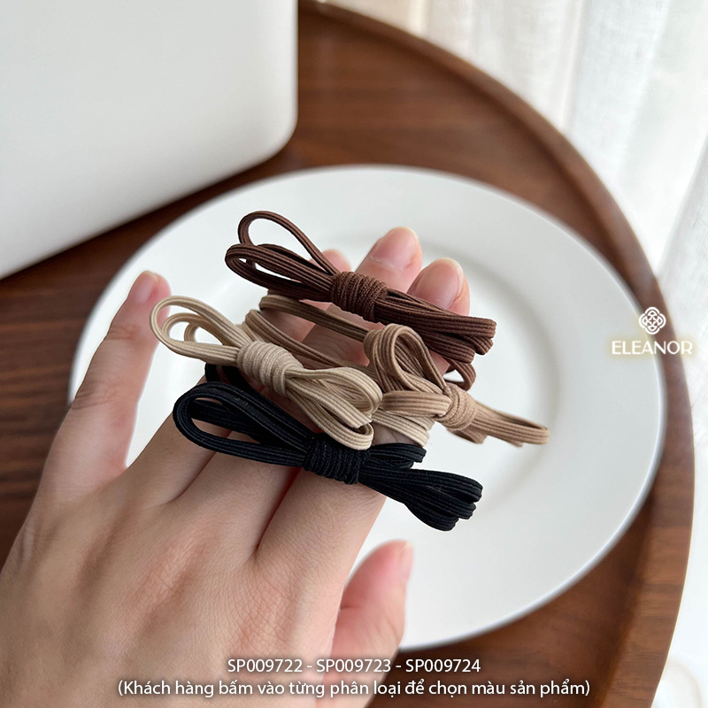 Dây buộc tóc nữ Eleanor Accessories dây cột tóc hình nơ phụ kiện tóc 9722