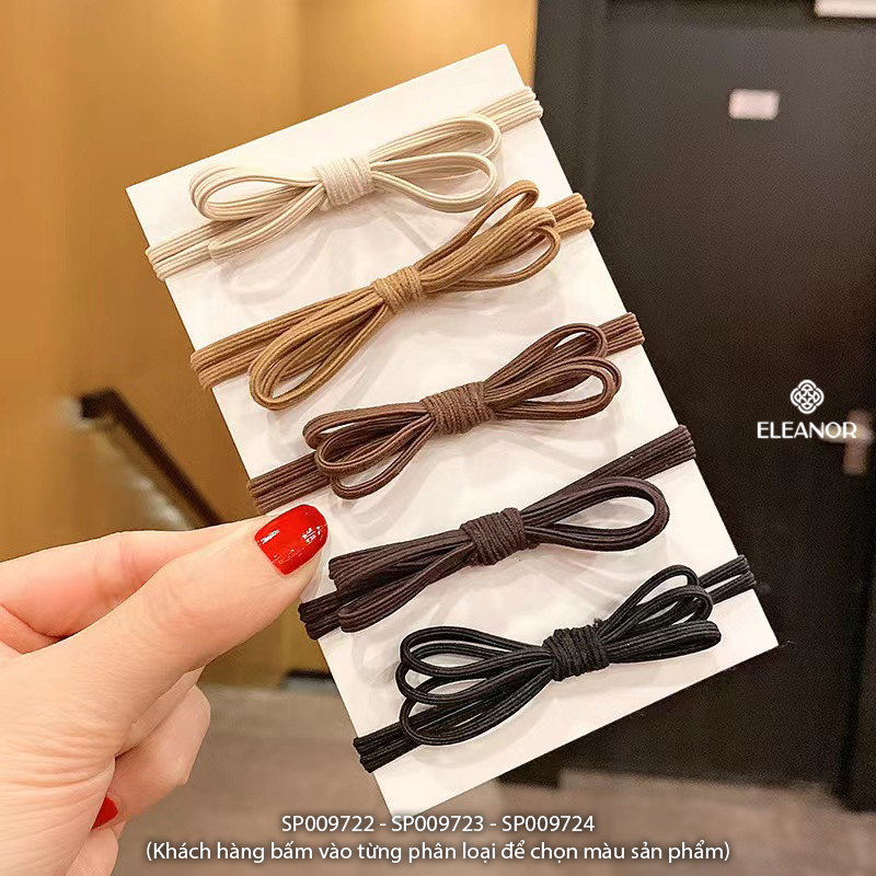 Dây buộc tóc nữ Eleanor Accessories dây cột tóc hình nơ phụ kiện tóc 9722