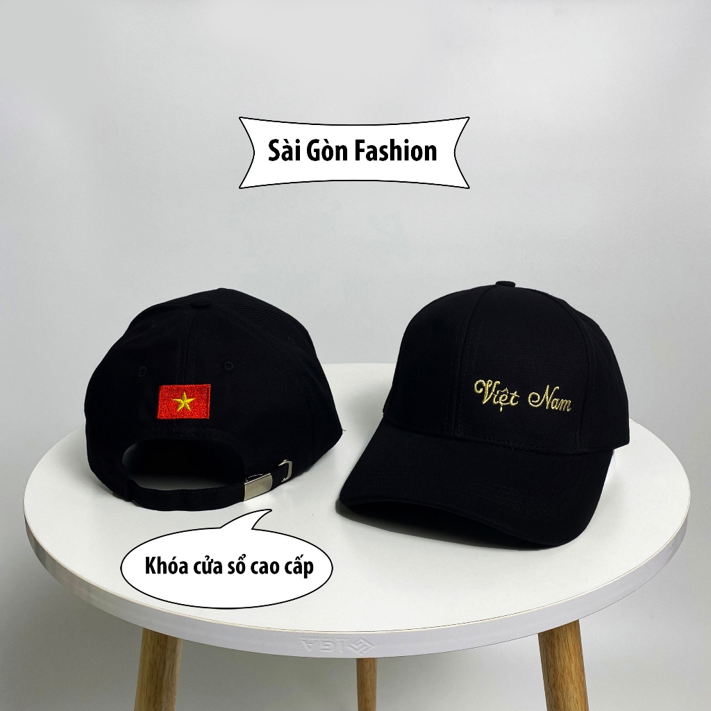 Mũ VIỆT NAM Tình yêu Quê hương Đất nước Con người chất Kaki cao cấp - Khóa bật cao cấp