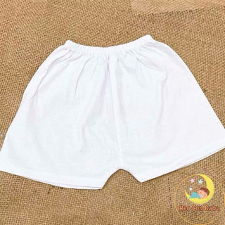 [Chất đẹp] Quần Đùi Trắng Cho Bé (Sơ sinh -70kg) | Quần Ngắn Thun Cotton Siêu Mát cho Bé