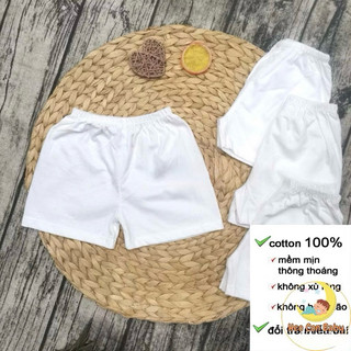 [COMBO 5] Quần ngắn trắng cho bé sơ sinh Chất đẹp (3-70kg)