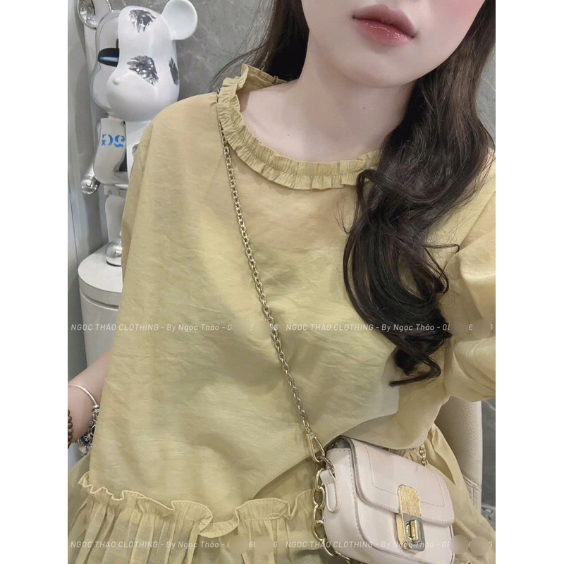[𝐒𝐮𝐙𝐲] Áo Chất Tơ Lụa Mát Kèm Dây Tóc QCCC Loại 1 (45-52kg)