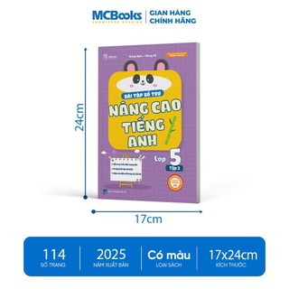 Sách - Bài Tập Bổ Trợ Nâng Cao Tiếng Anh Lớp 5 – Phân loại lẻ/combo
