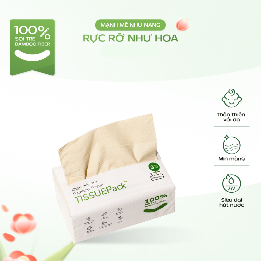 Ảnh Quà Tặng Khăn Giấy Khô Không Bán║ Fudo Bamboo® ║ TISSUE™ 3
