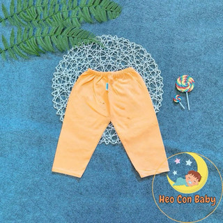 [Combo 5 cái] Quần dài màu cotton mềm cho bé MỎNG MÁT (sơ sinh -17kg)