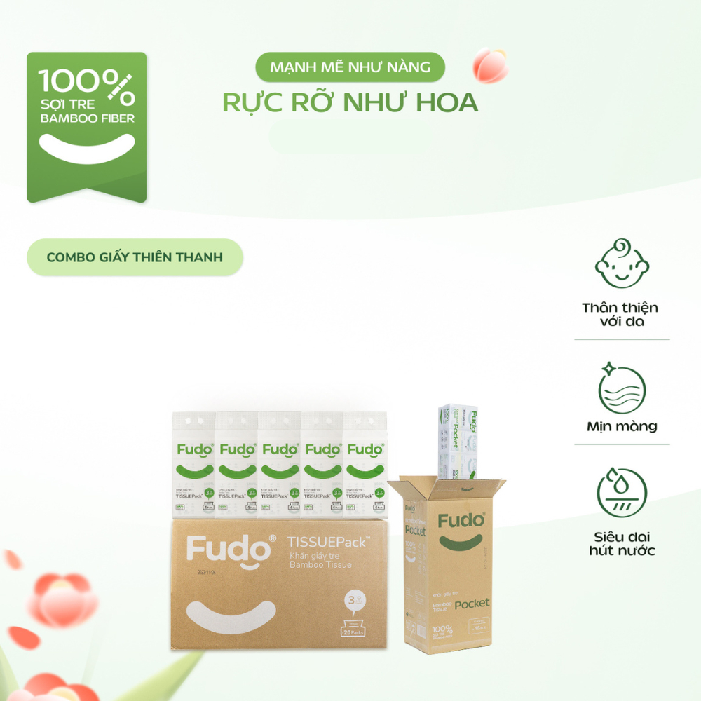 Ảnh Combo Giấy Thiên Thanh ║ Fudo Bamboo® ║ TISSUECOMBO™ 1