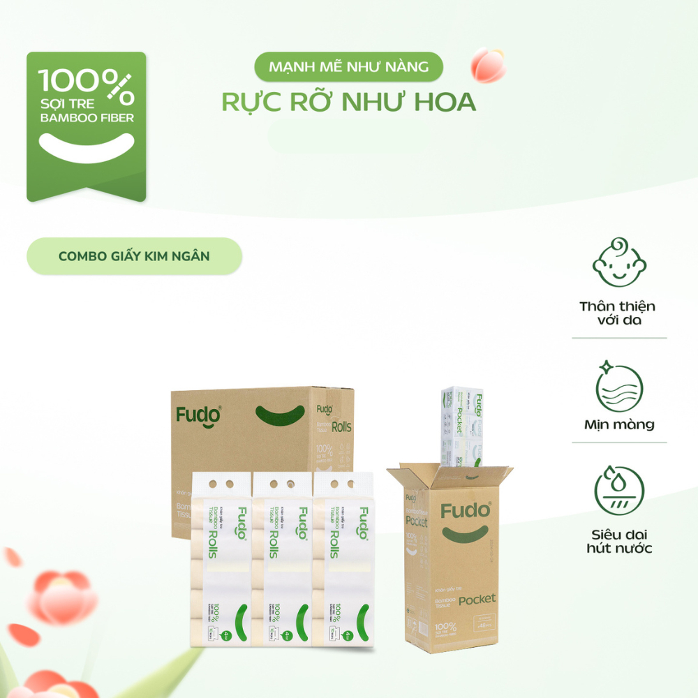 Đánh Giá Combo Giấy Kim Ngân Fudo Bamboo: Giấy Tre Tự Nhiên Siêu Mềm, An Toàn