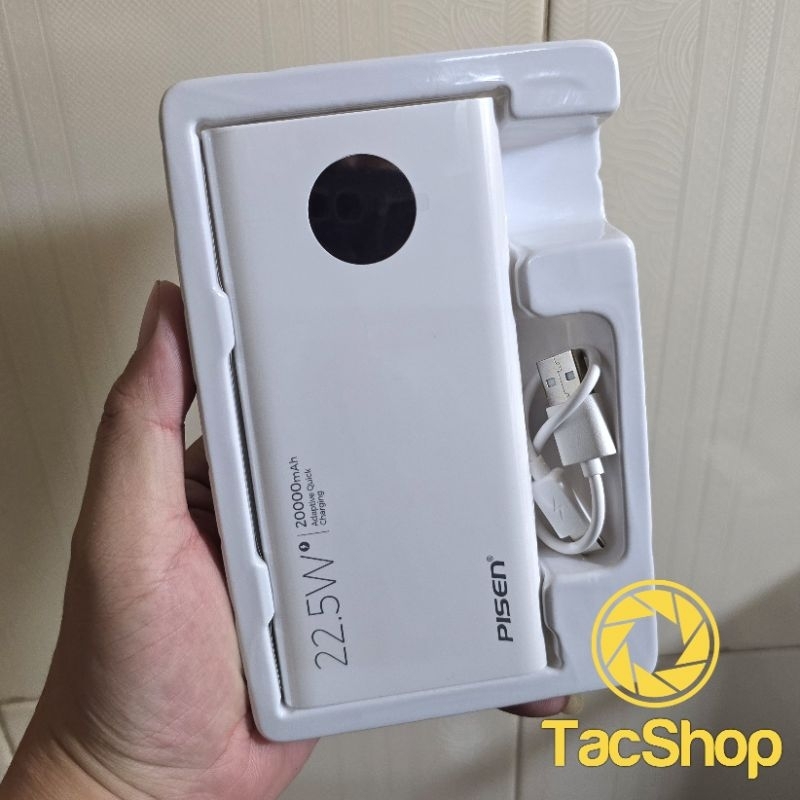 Pin sạc dự phòng Pisen Quick TS-D348 20000mAh(LED) hỗ trợ sạc