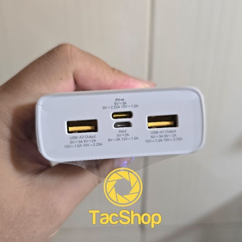 Pin sạc dự phòng Pisen Quick TS-D348 20000mAh(LED) hỗ trợ sạc