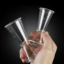 Jigger Nhựa Chia Vạch 15/28ml & 20/40ml| Đo Lường Chính Xác – Nhẹ Bền – Dễ Pha Chế