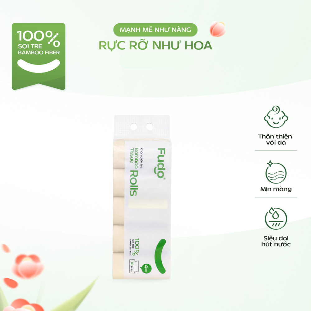 Ảnh Túi Giấy Cuộn Không Lõi ║ Fudo Bamboo® ║ TISSUEROLLS™ 1