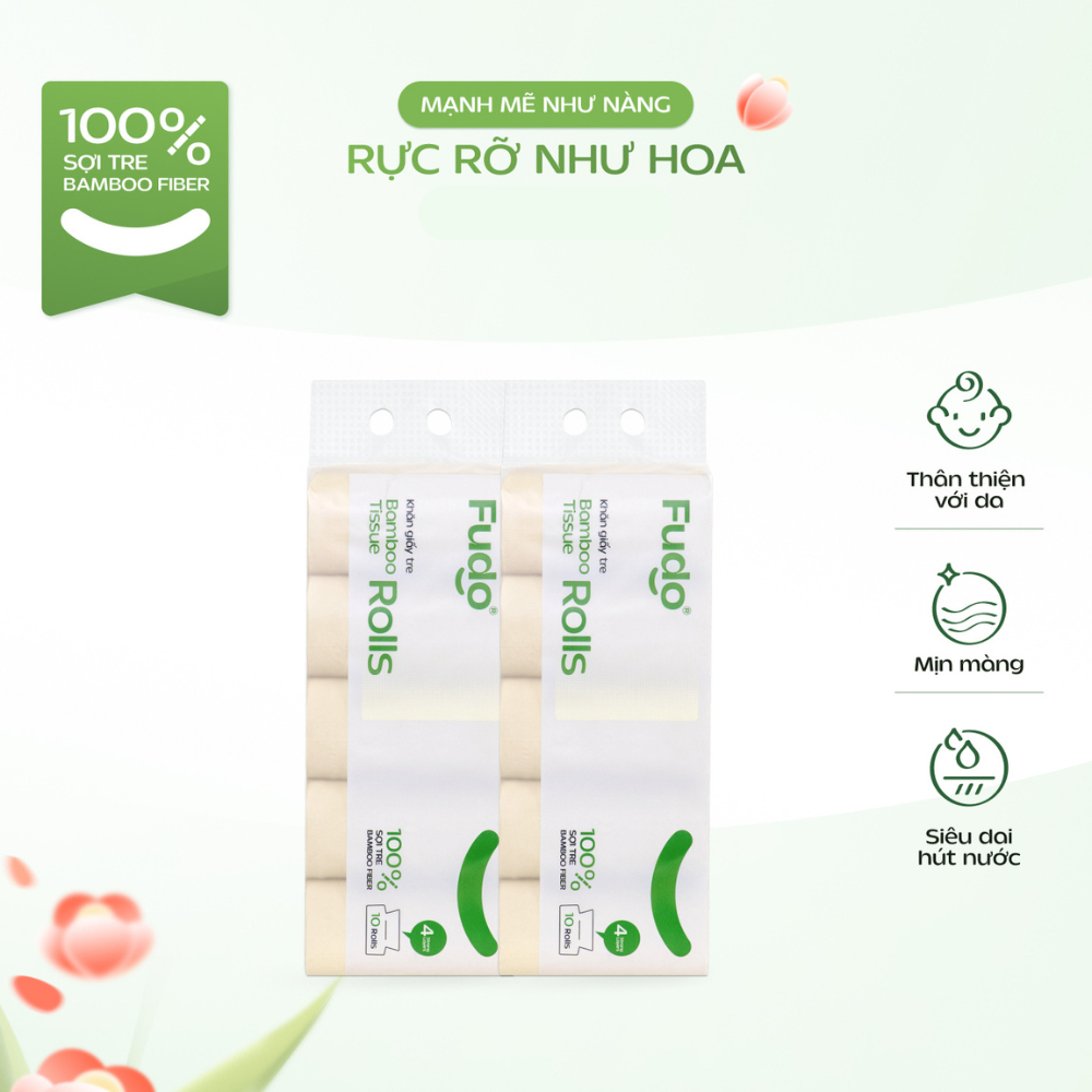 Ảnh Túi Giấy Cuộn Không Lõi ║ Fudo Bamboo® ║ TISSUEROLLS™ 2