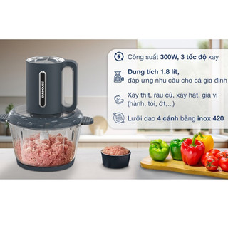 Máy xay thịt đa năng Sunhouse SHD5403 300W 1.8 lít chính hãng 100% Trưng bày 99% Bảo hành 12 tháng