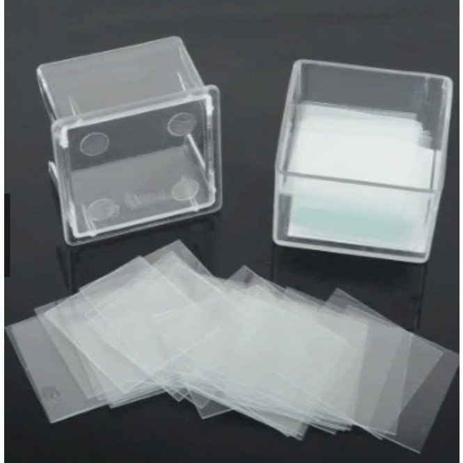 Hộp 100 tấm Lamen vuông 22x22mm, Lamen kính hiển vi