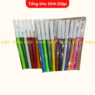 Bộ bút màu dạ vẽ học sinh 12 màu, bộ bút dạ màu cấp 1
