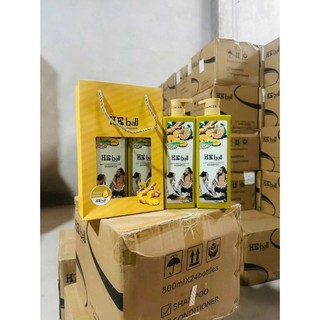 BỘ GỘI XÃ DƯỠNG SINH THƯ GIAN PHỤC HỒI TÓC HE BAU 800ML LACTUS SEASON SMOOTH AND FRAGRANT