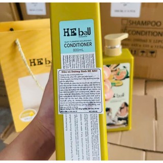 BỘ GỘI XÃ DƯỠNG SINH THƯ GIAN PHỤC HỒI TÓC HE BAU 800ML LACTUS SEASON SMOOTH AND FRAGRANT