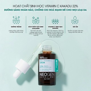 Tinh Chất Mờ Thâm Dưỡng Trắng Neogen Dermalogy Real Vitamin C 22% Serum 32ml Duduhouse