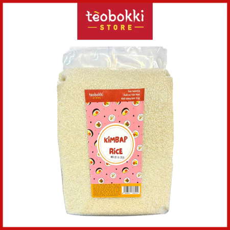 Gạo Japonica làm kimbap 5kg, Gạo Sushi, Gạo dẻo