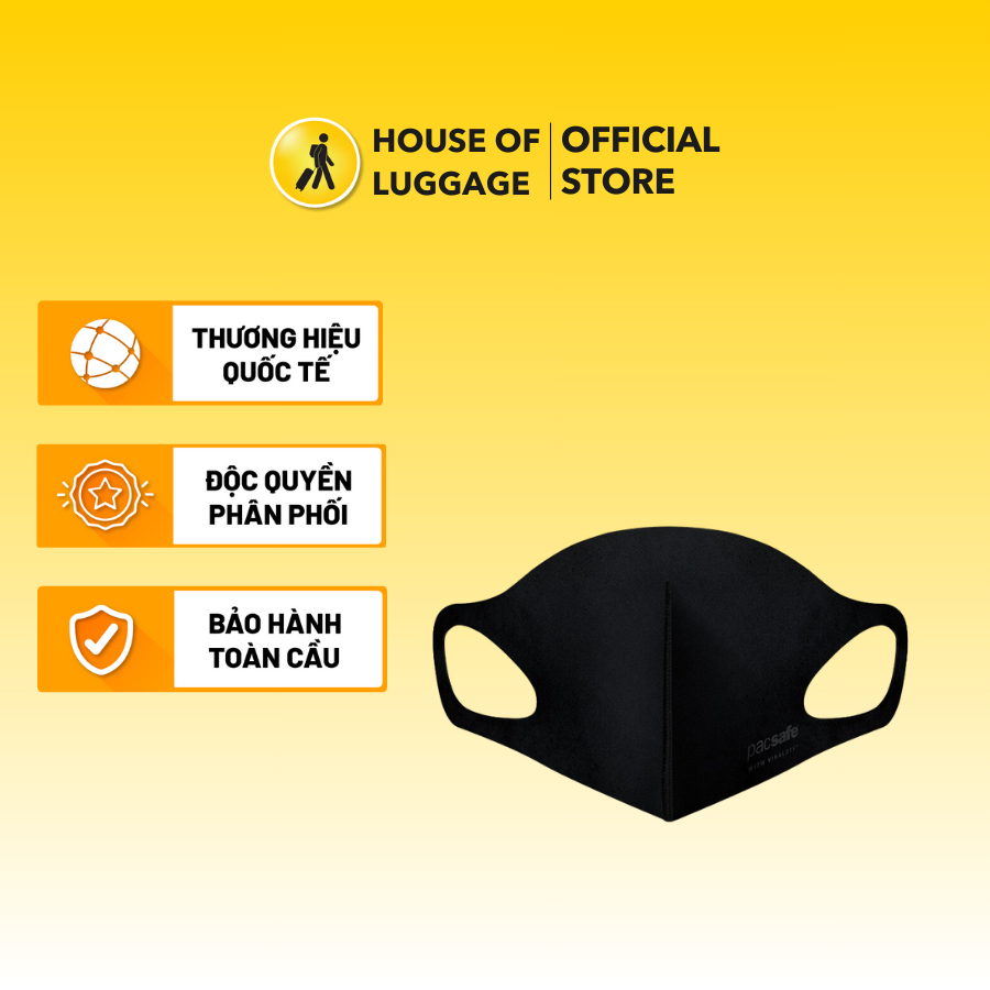 Ảnh Khẩu trang kháng khuẩn Pacsafe ViralOff PACSAFE - ÚC sản phẩm chính hãng bảo hành quốc tế 1