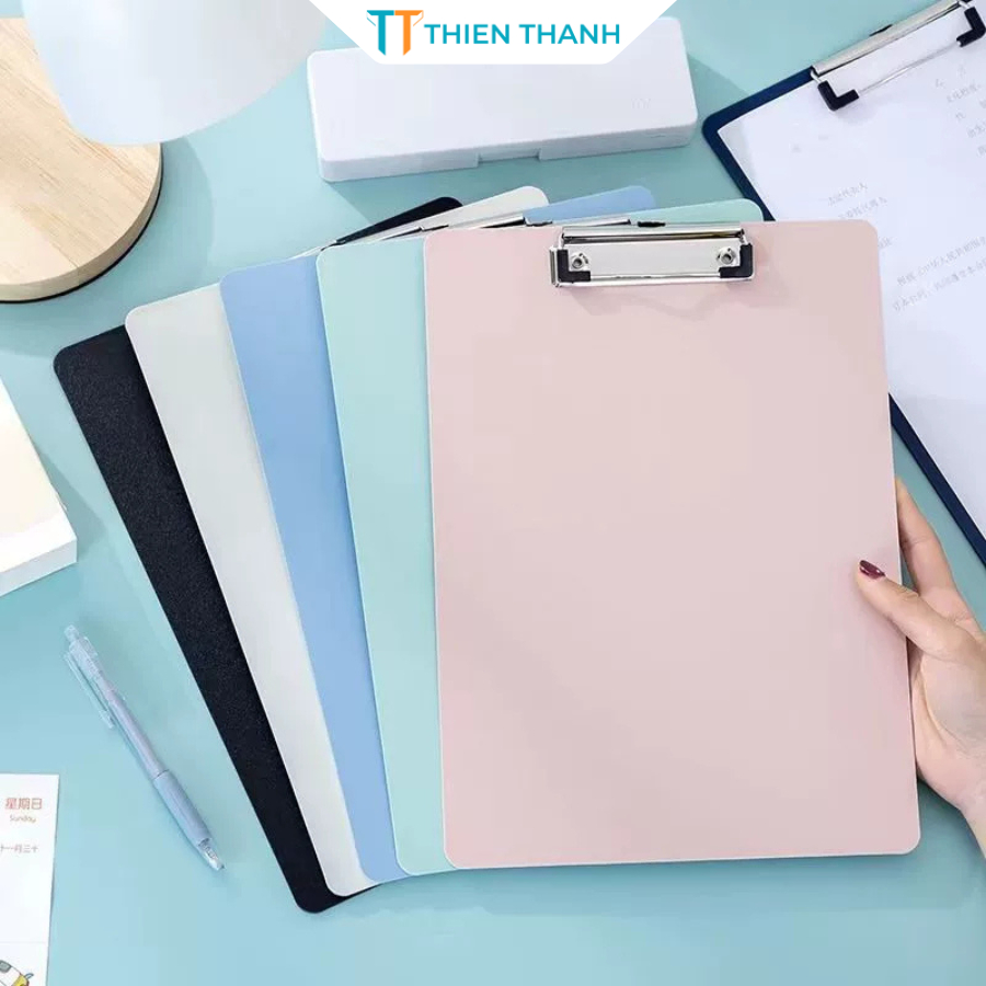 Bìa Kẹp Tài Liệu Hồ Sơ Màu Pastel Siêu Xinh, Bìa Trình Ký Nhựa A4 Cho Học Sinh Văn Phòng