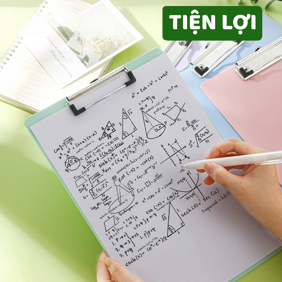 Bìa Kẹp Tài Liệu Hồ Sơ Màu Pastel Siêu Xinh, Bìa Trình Ký Nhựa A4 Cho Học Sinh Văn Phòng