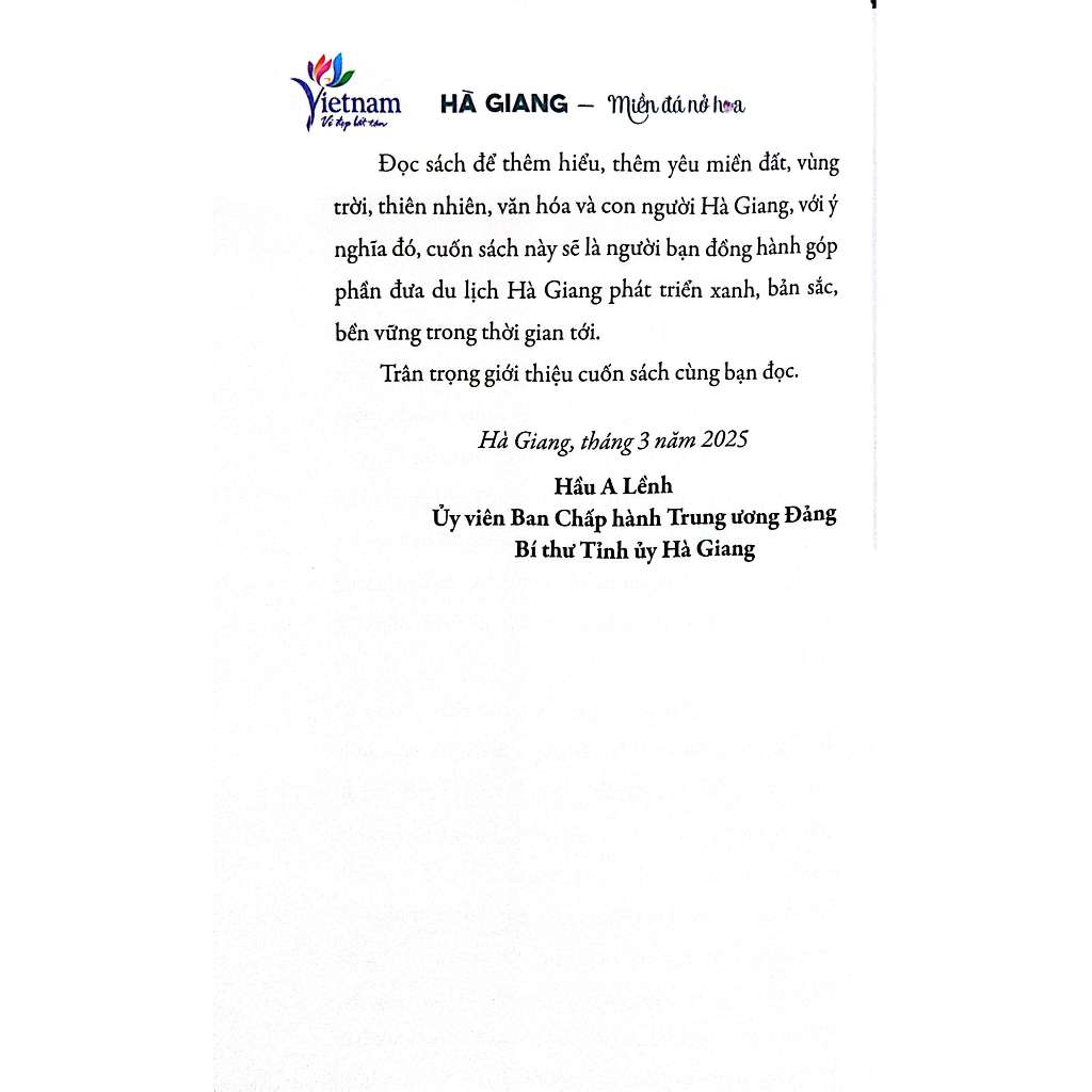 Sách - Hà Giang - Miền đá nở hoa