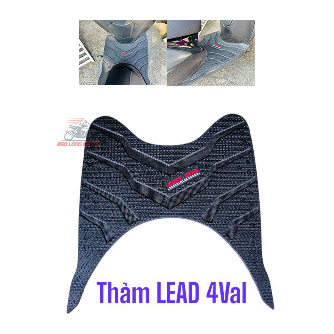 Thảm lót sàn xe máy Honda LEAD 4Val 2025 chất liệu Cao Su hàng chất lượng Dầy...