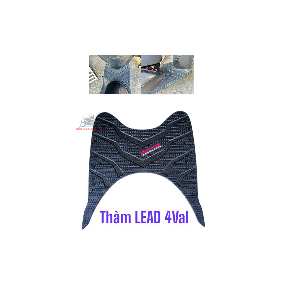 Thảm lót sàn xe máy Honda LEAD 4Val 2025 chất liệu Cao Su hàng chất lượng Dầy...