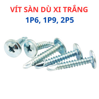 Vít dù, vít sàn dù, vít bắn sắt đầu dù 1P3 - 1P6 -1 P9 - 2P5 (Túi 50 con)