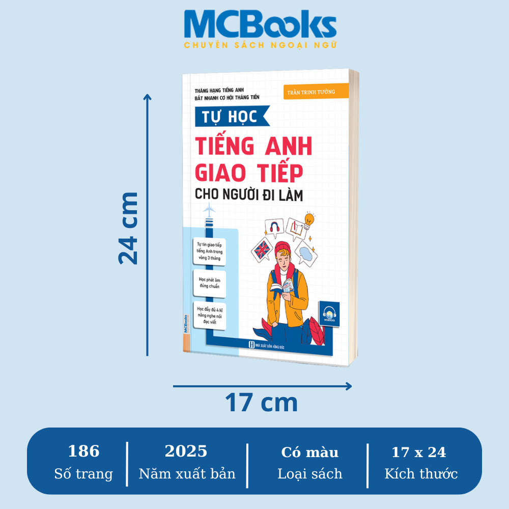 Ảnh Sách - Tự Học Tiếng Anh Giao Tiếp Cho Người Đi Làm - MCBooks 1