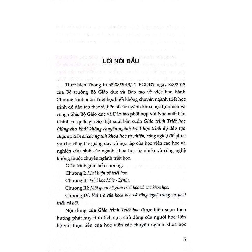 Sách - Giáo trình Triết học (TS, TS)