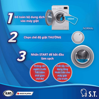 Dung Dịch Vệ Sinh Lồng Giặt Siêu Sạch Senjoriki Shoshuriki Nhật Bản (Chai 550G)