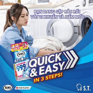 Dung Dịch Vệ Sinh Lồng Giặt Siêu Sạch Senjoriki Shoshuriki Nhật Bản (Chai 550G)