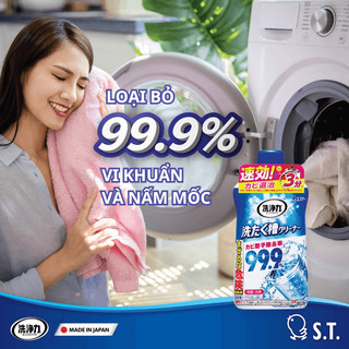 Dung Dịch Vệ Sinh Lồng Giặt Siêu Sạch Senjoriki Shoshuriki Nhật Bản (Chai 550G)